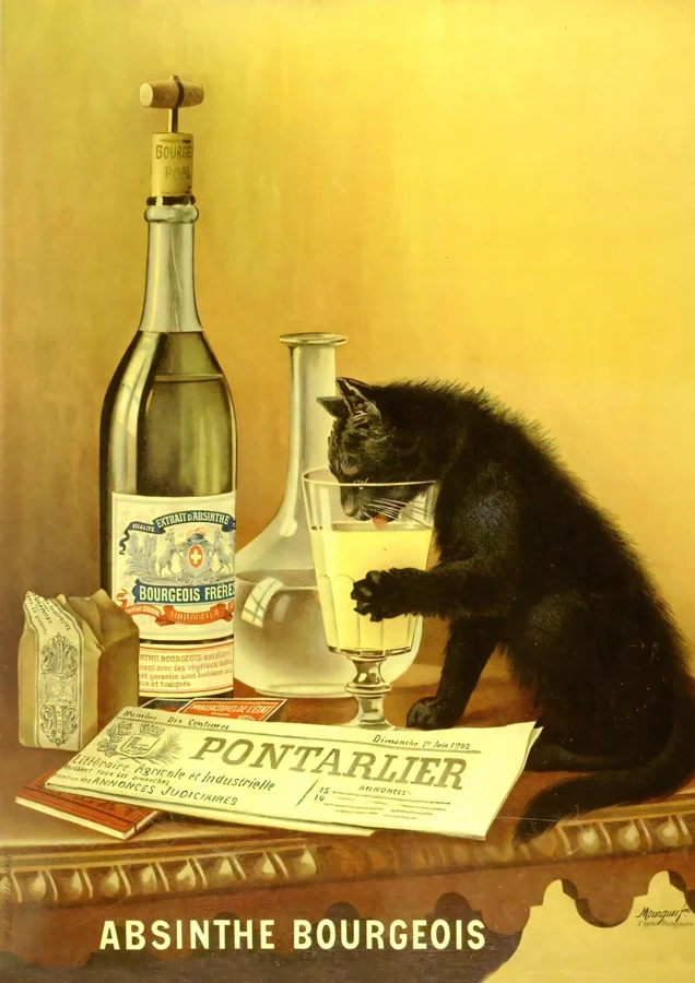 Absinthe Bourgeois Vintage Advert