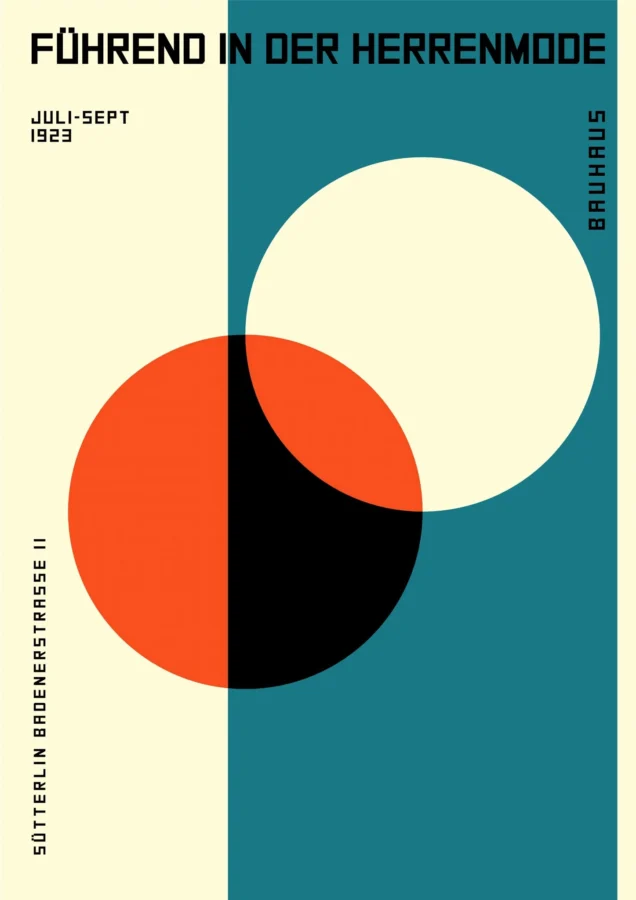 Bauhaus Blue Circle