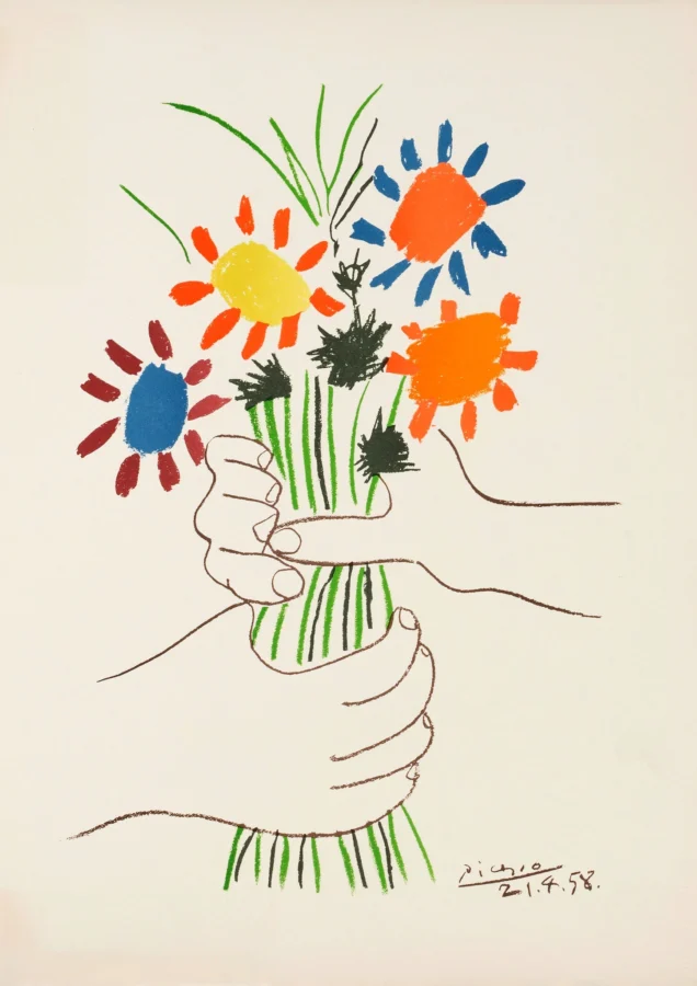 Bouquet Of Peace Pablo Picasso