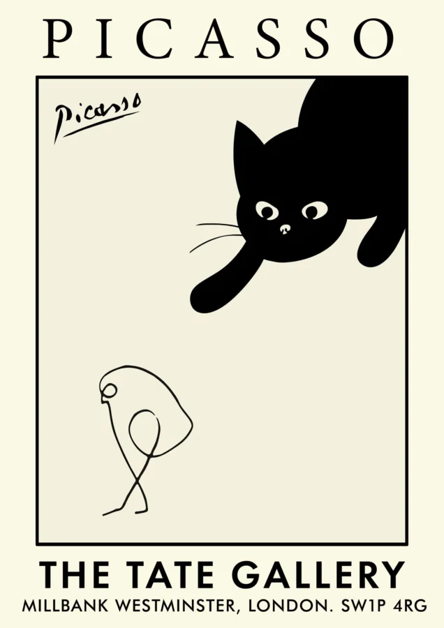 Cat Bird Pablo Picasso