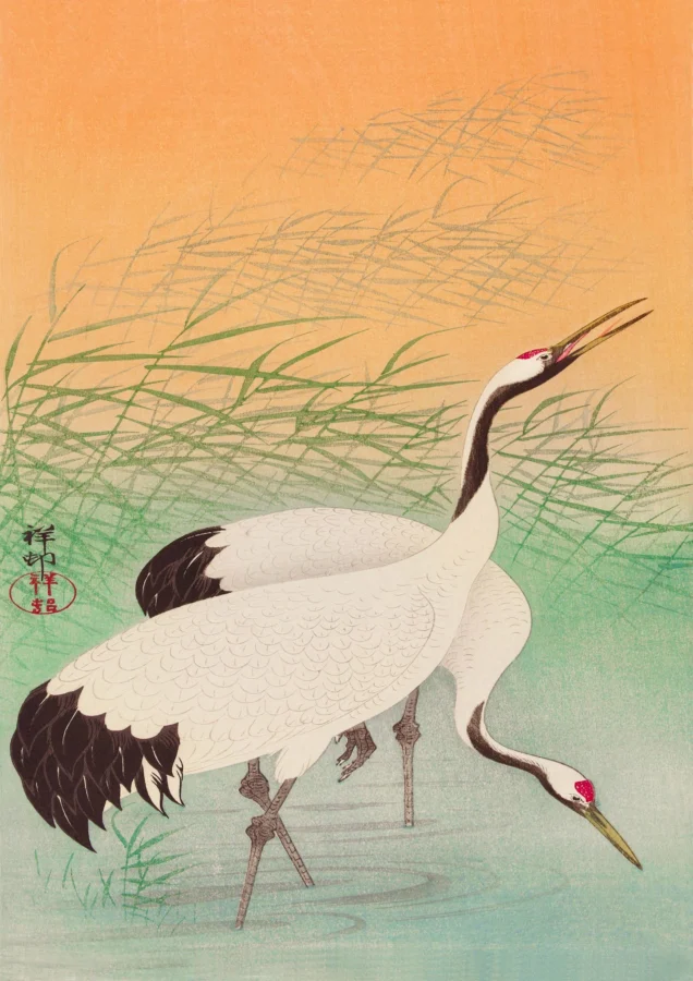 Cranes Ohara Koson