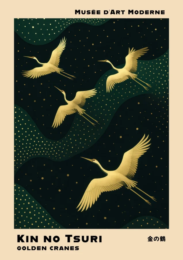 Golden Cranes