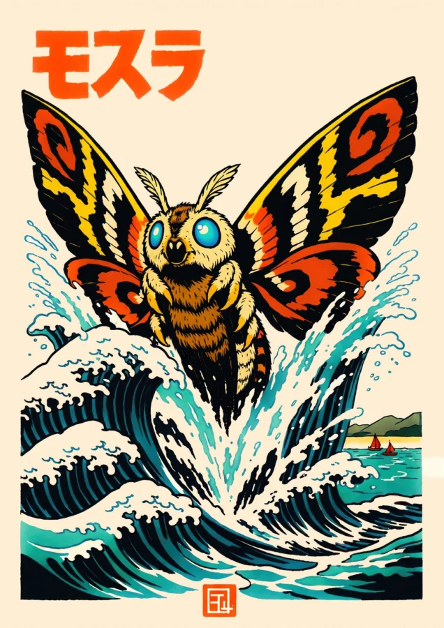 Great Wave Of Mothra