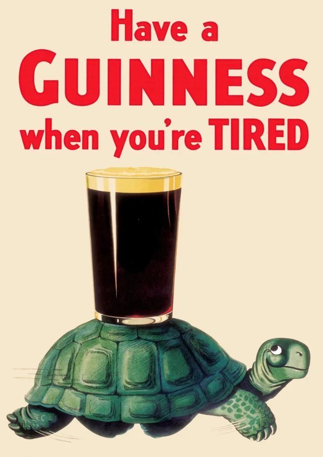 Guinness Turtle Vintage Advert