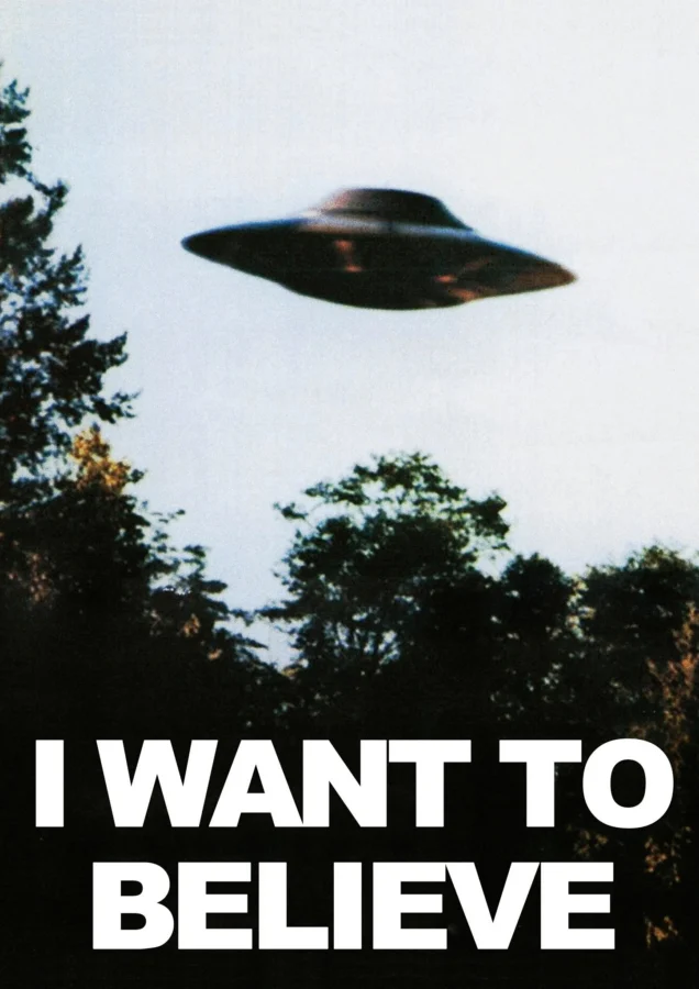 I Want To Believe Vintage Advert