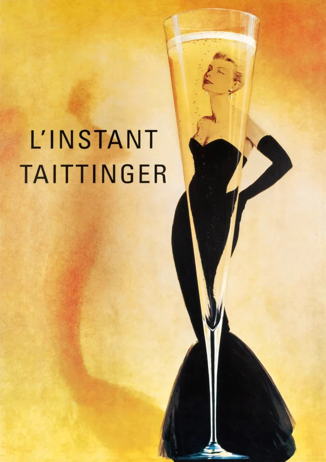 Linstant Tattinger Champagne Vintage Advert