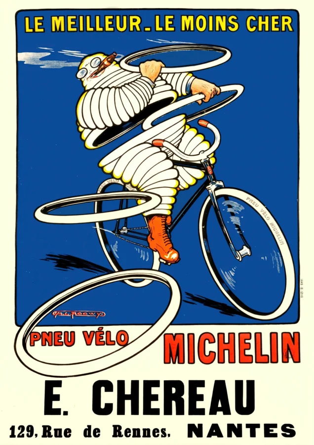 Michelin Man Vintage Advert