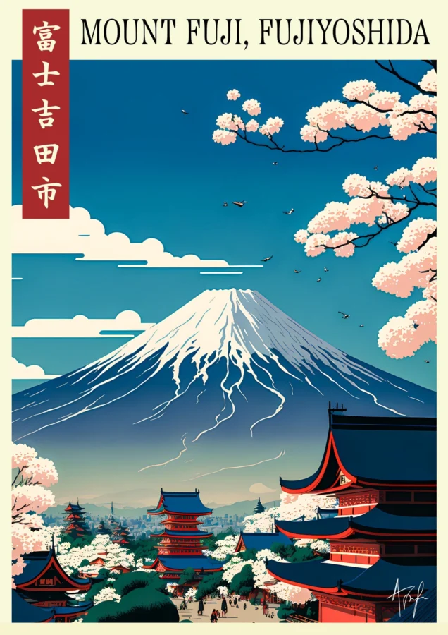 Mount Fuji Fujiyoshida Japan