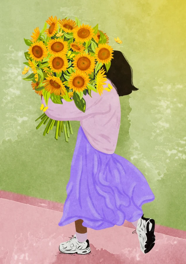 Never Settle For Less Sunflowers