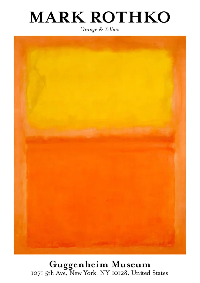 Orange Yellow Mark Rothko