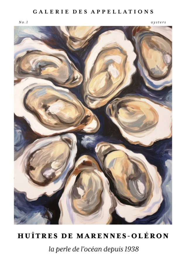 Oysters Marennes Oleron