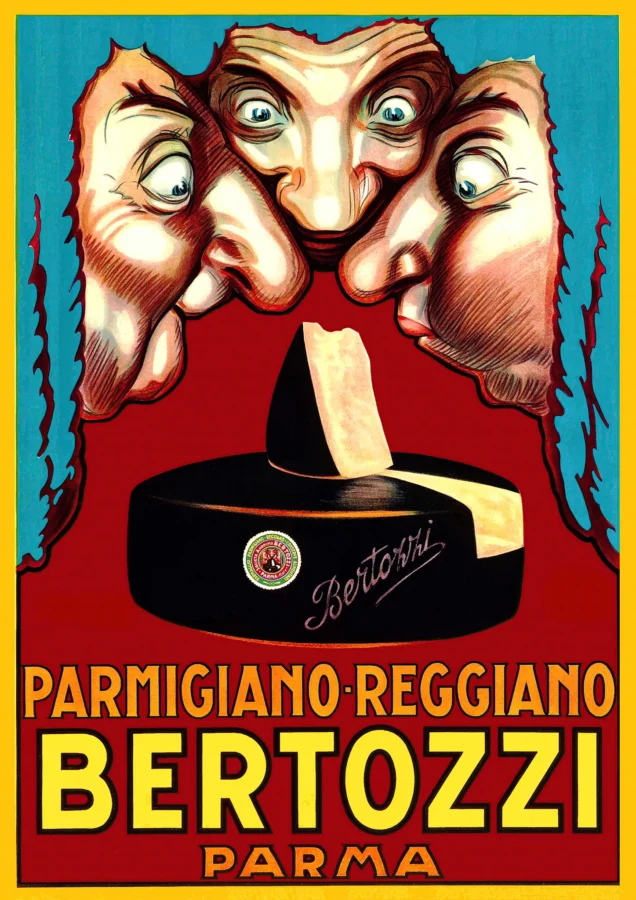 Pertozzi Cheese Vintage Adverts