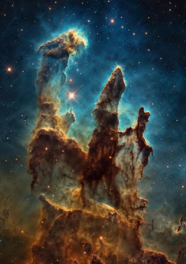 Pillars Of Creation Hubble
