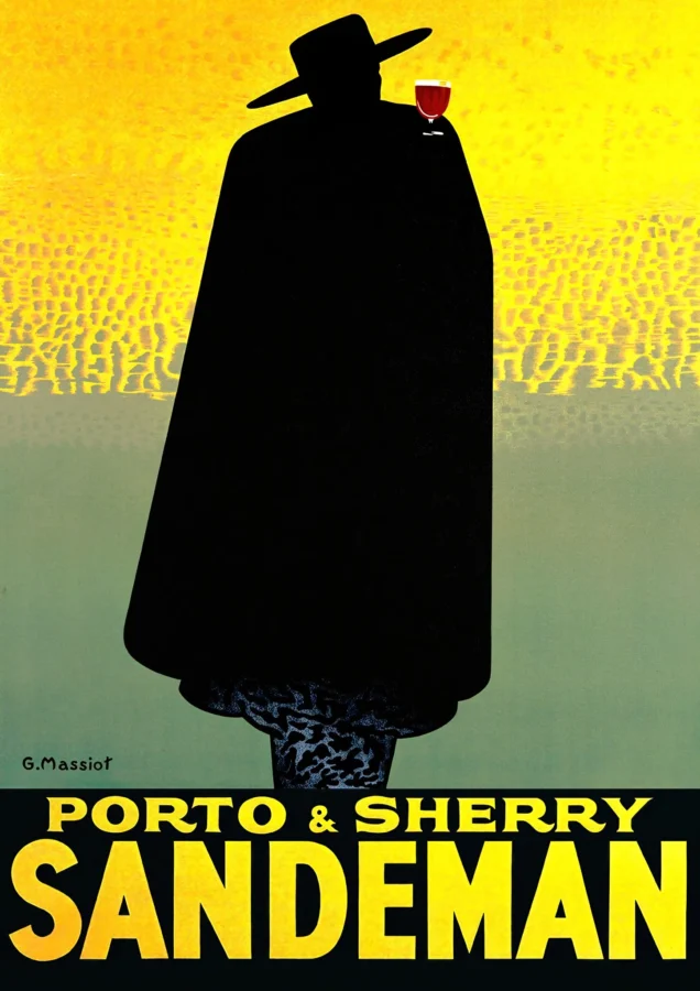 Porto Sherry Sandeman Vintage Advert