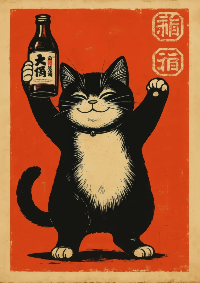 Sake Cat