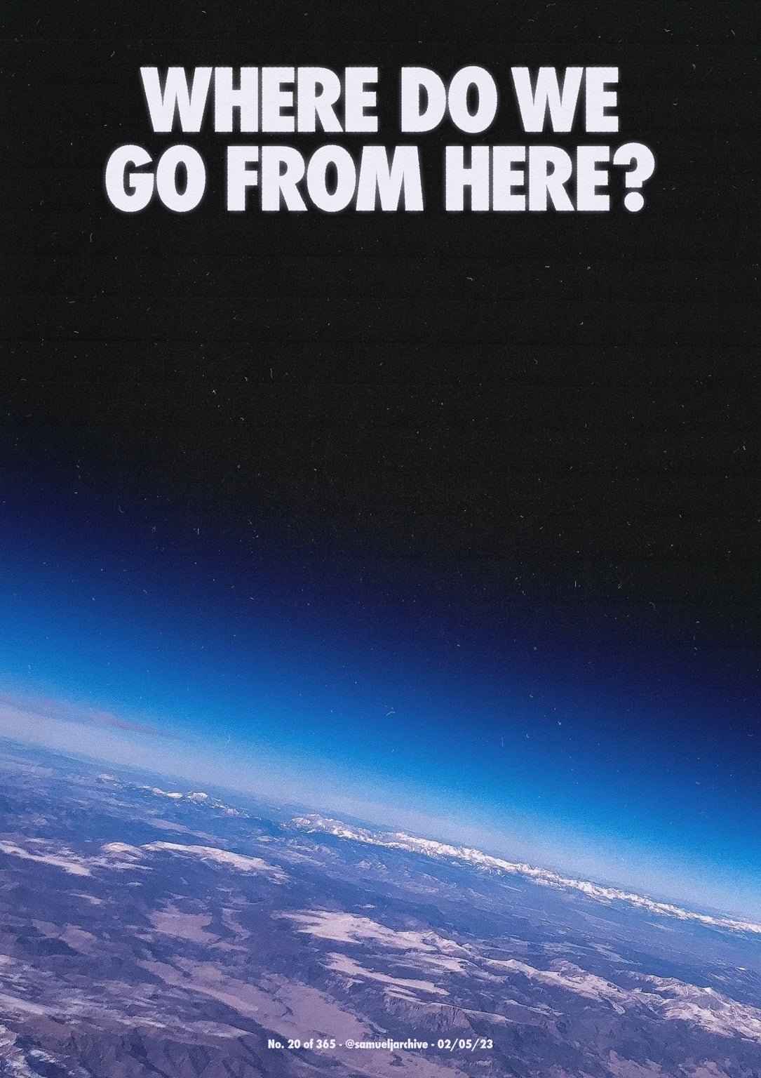 Where Do We Go From Here, marco negro
